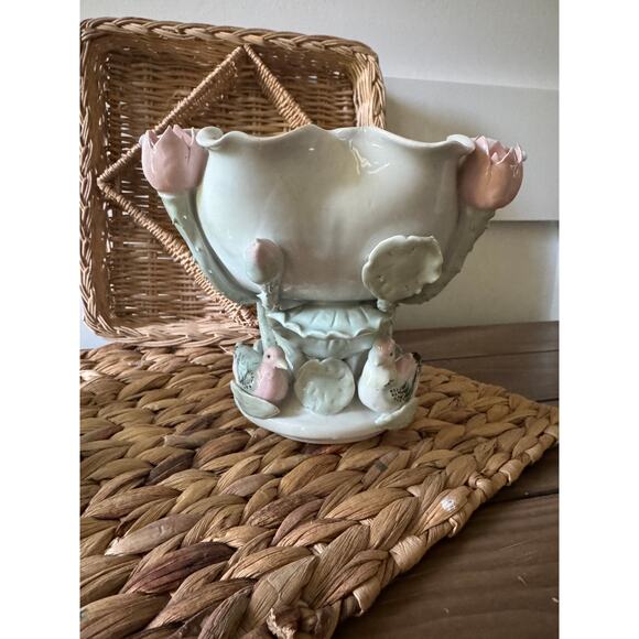 1950's Vintage Chinoiserie Chic Vintage Asian Decor Duck Eclectic Decor - Picture 9 of 10